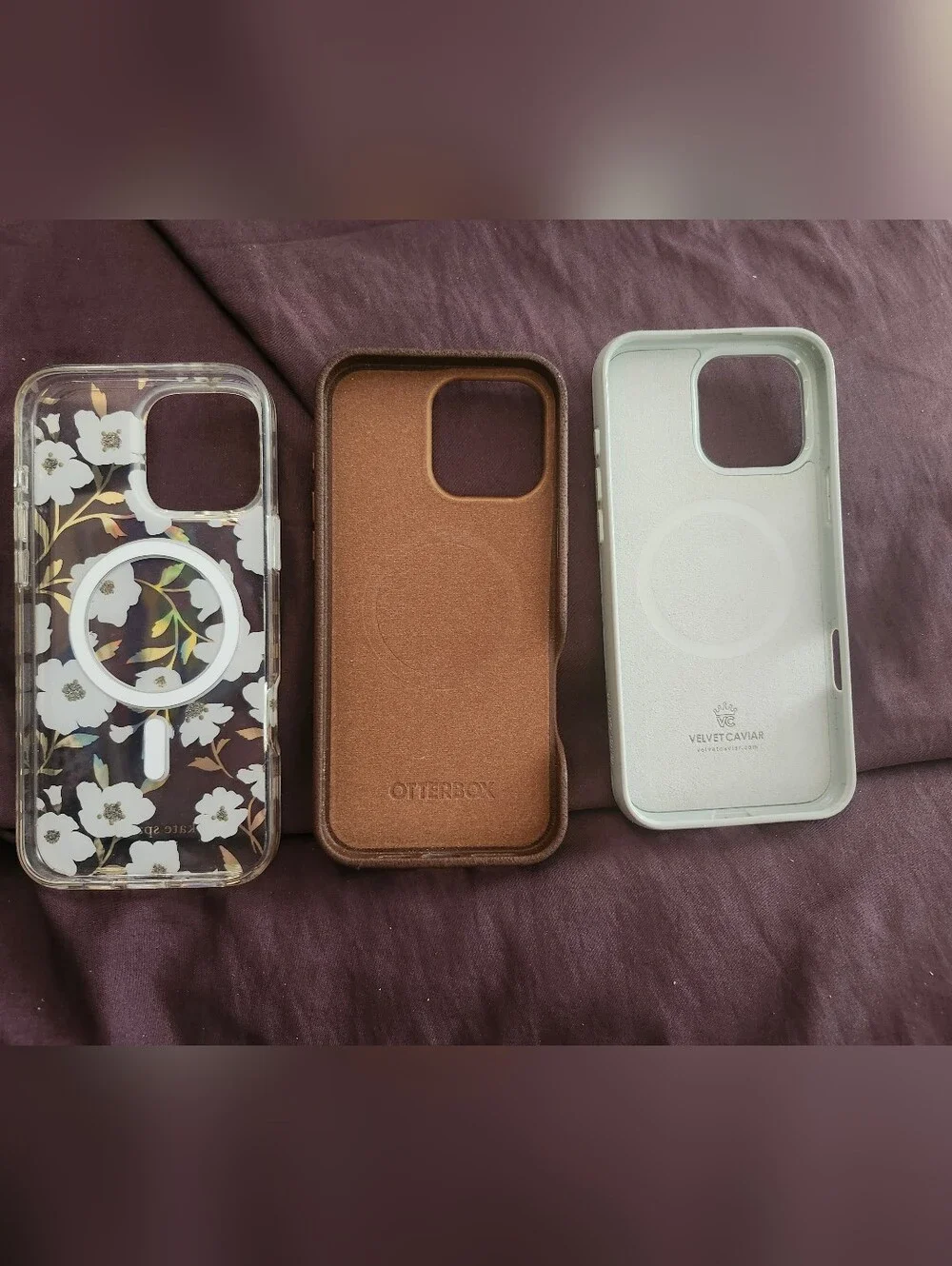 5x iPhone 13 14 15 Phone Cases Bundle Kate Spade OtterBox Velvet Caviar ESR Mag
